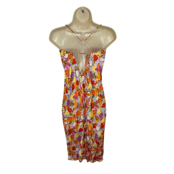 Fame and Partners Fruit Print The Teagan Midi Dress NWT -  SIZE 0 - Picture 5 of 9